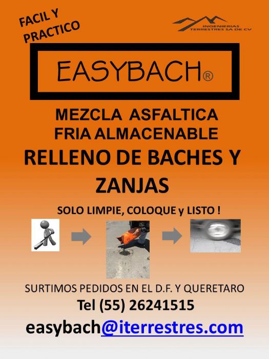 EASYBACH  Mezcla asfaltica fria